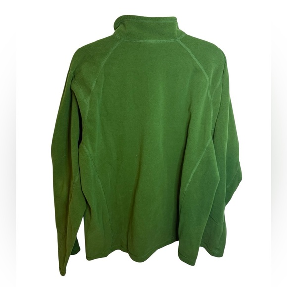 The North Face Men’s Green Fleece Quarter Zip Pullover - Picture 2 of 6
